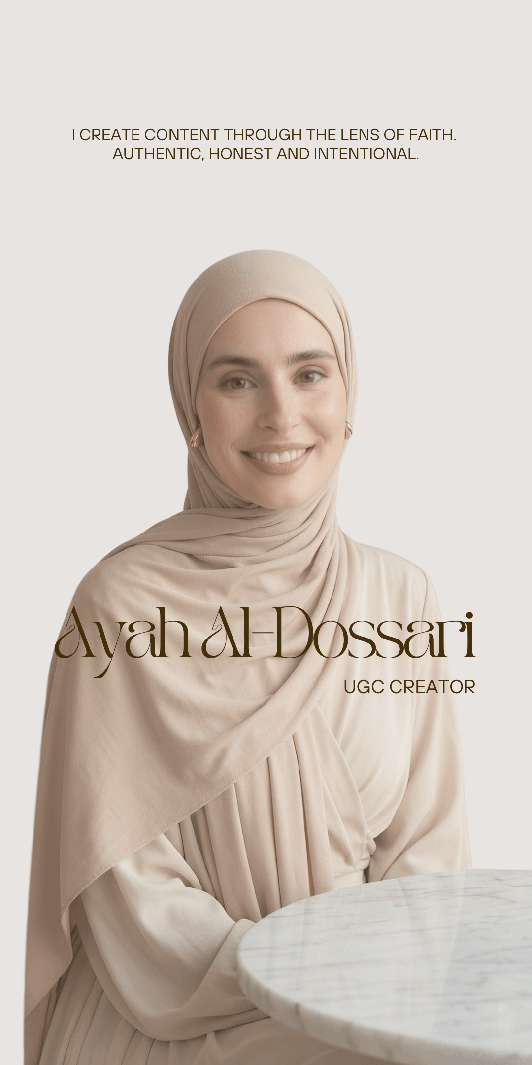 Ayah Al-Dossari, UGC Creator